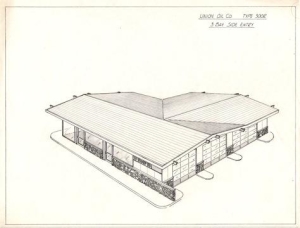1970 Union Oil Type 300R 3 bay